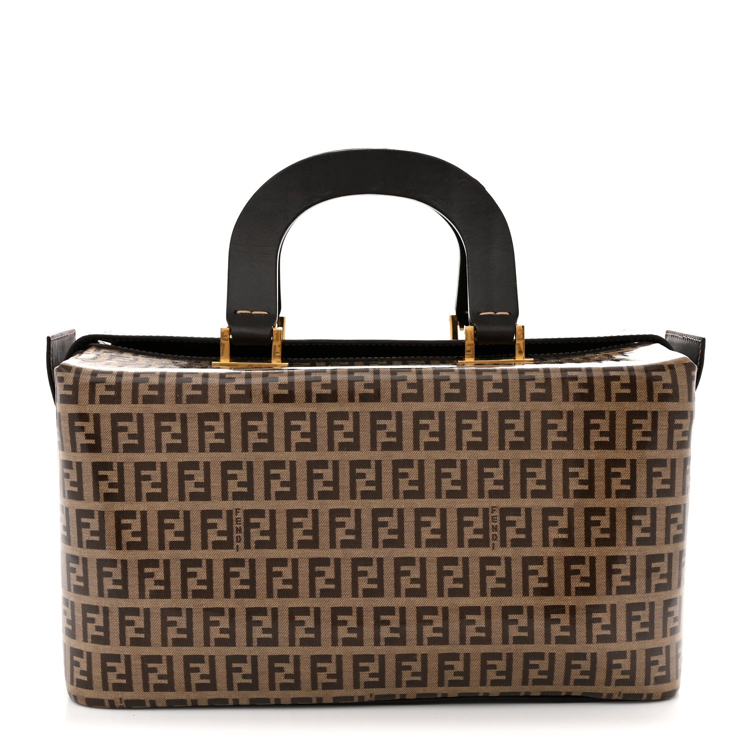 Fendi Vinyl Zucchino Travel Tote Moro 1 of 9