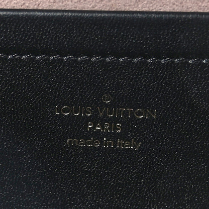 Louis Vuitton Lambskin Embossed Monogram Pochette Coussin Black 6 of 8