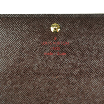 Louis Vuitton Damier Ebene Sarah Wallet 6 of 7