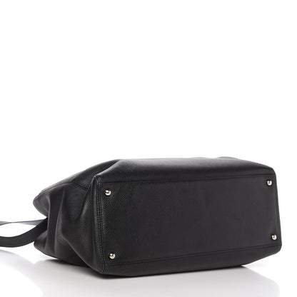 Chanel Calfskin Cerf Executive Shopper Tote Black 4 of 9
