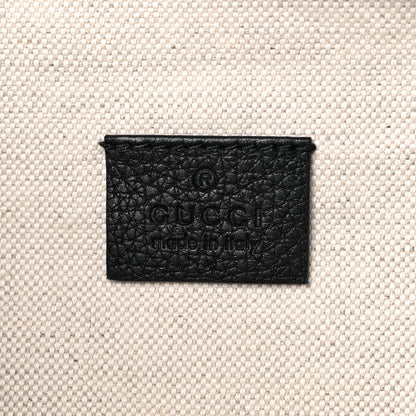 Gucci Grained Calfskin Logo Belt Bag Black 6 of 10