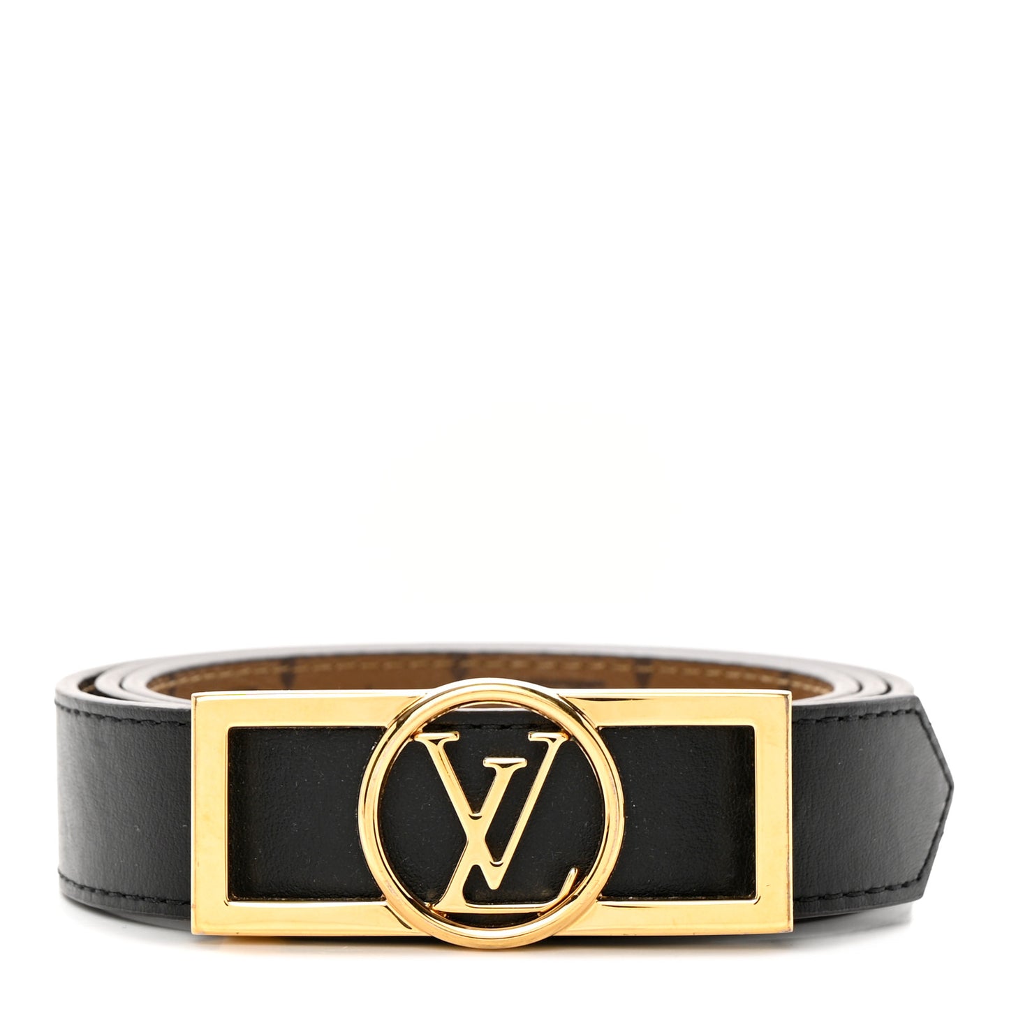 Monogram 25mm Dauphine Reversible Belt 80 32 Tan