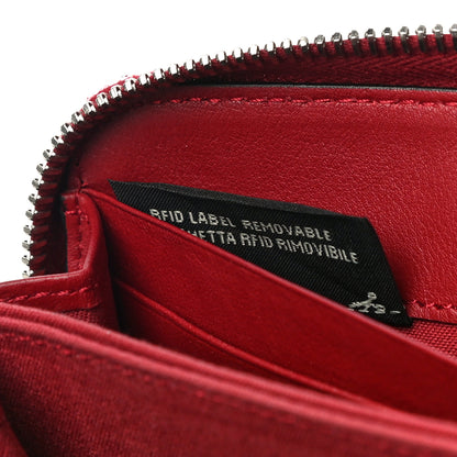 Fendi Vitello Dolce Elaphe Monster Eyes Zip Around Wallet Ribes Naturale 7 of 12