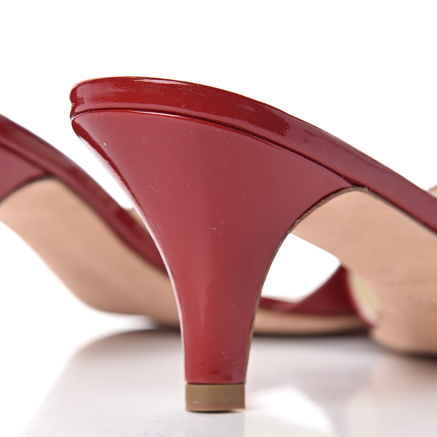 Chanel Patent CC Mules 41 Red 8 of 14
