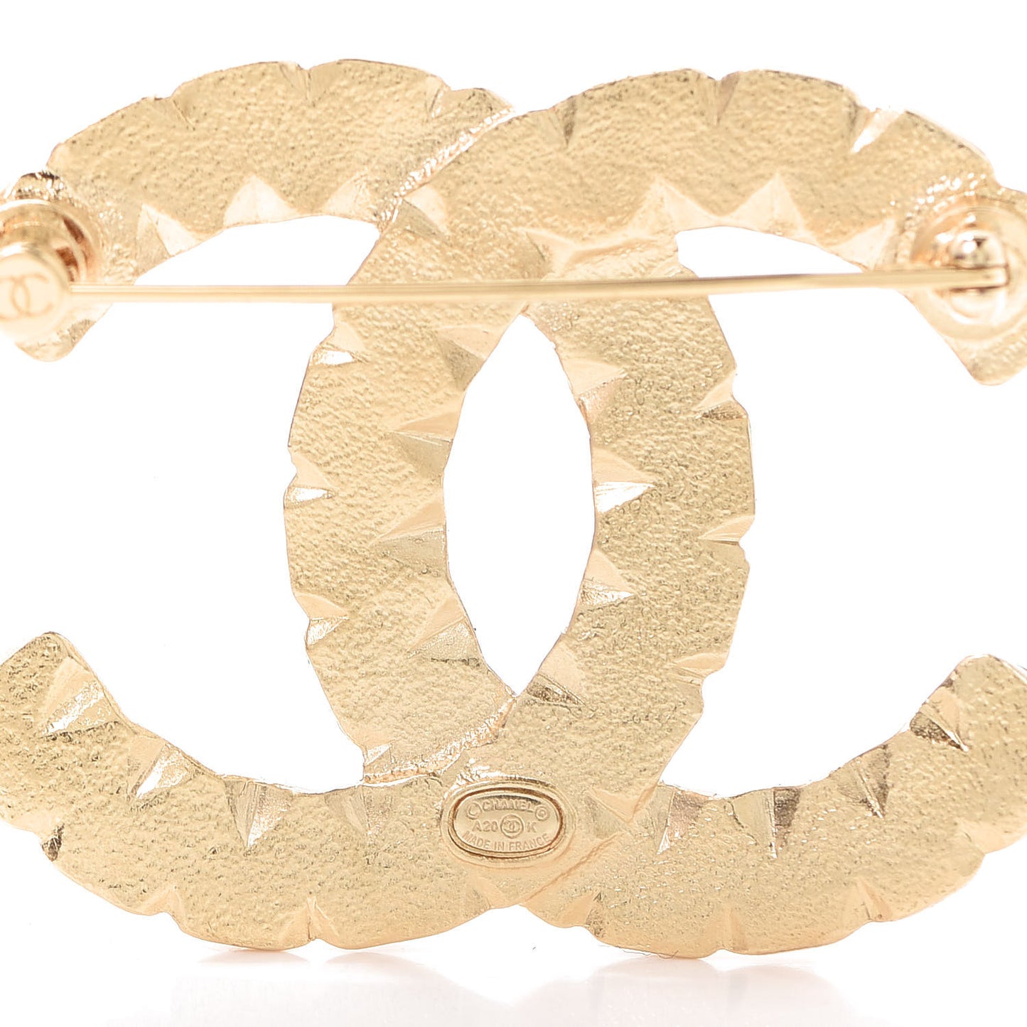 Crystal Over The Rainbow CC Brooch Gold Multicolor