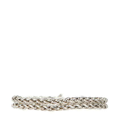 David Yurman Sterling Silver Double Wheat Chain Bracelet 1 of 6