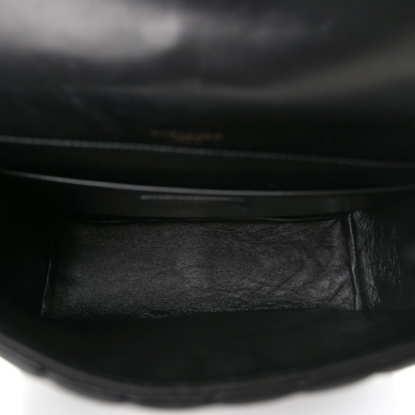 Lambskin Matelasse Monogram Large Vicky Chain Bag Black