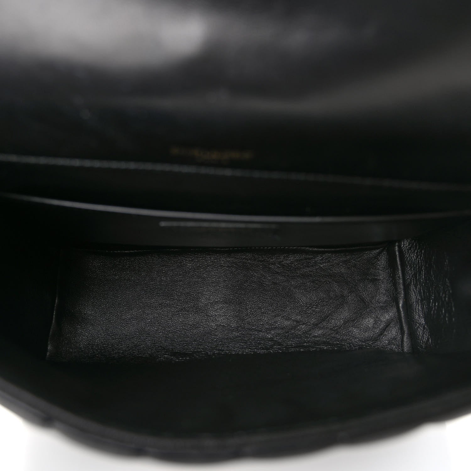 Saint Laurent Lambskin Matelasse Monogram Large Vicky Chain Bag Black 5 of 10