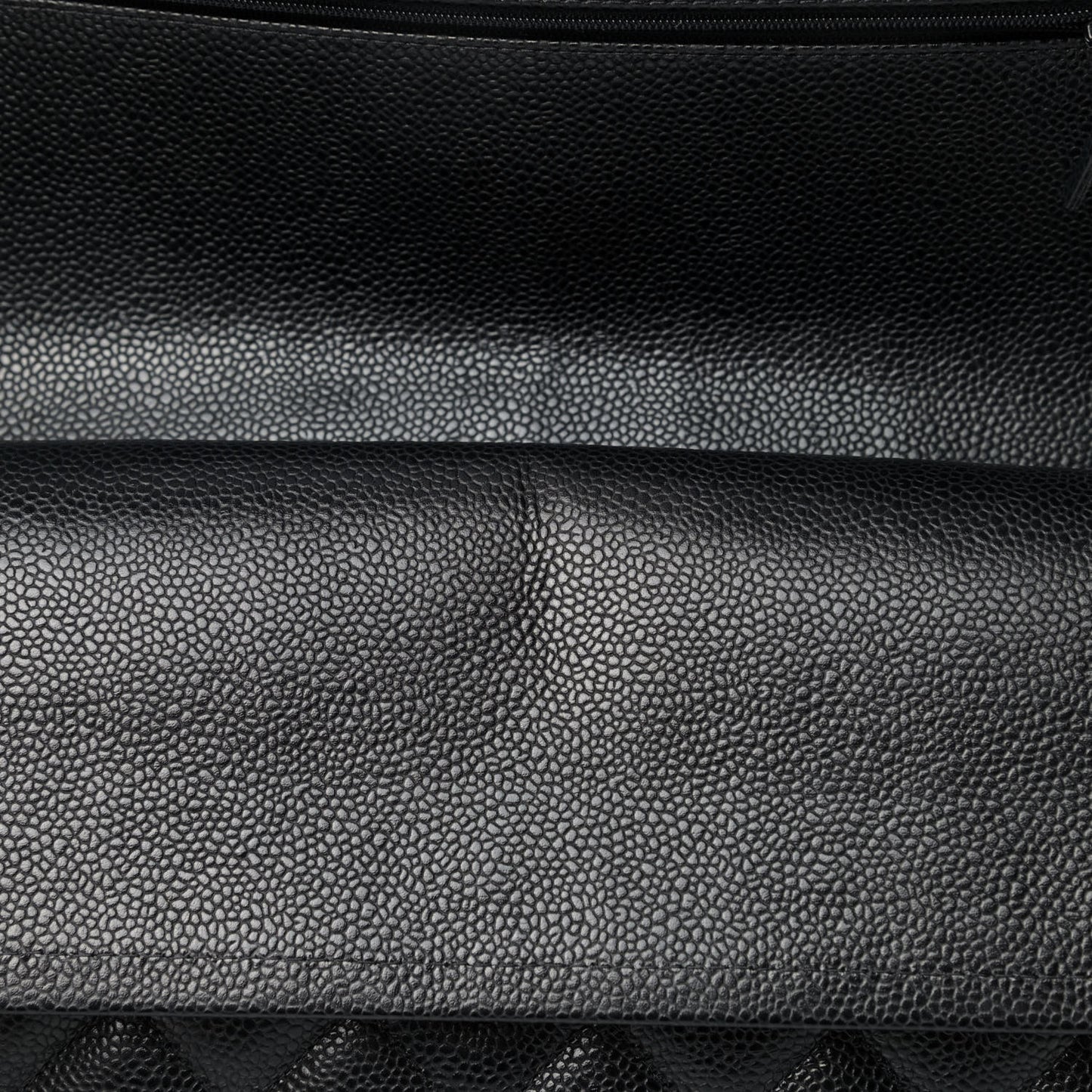 Caviar Quilted Maxi Double Flap Black
