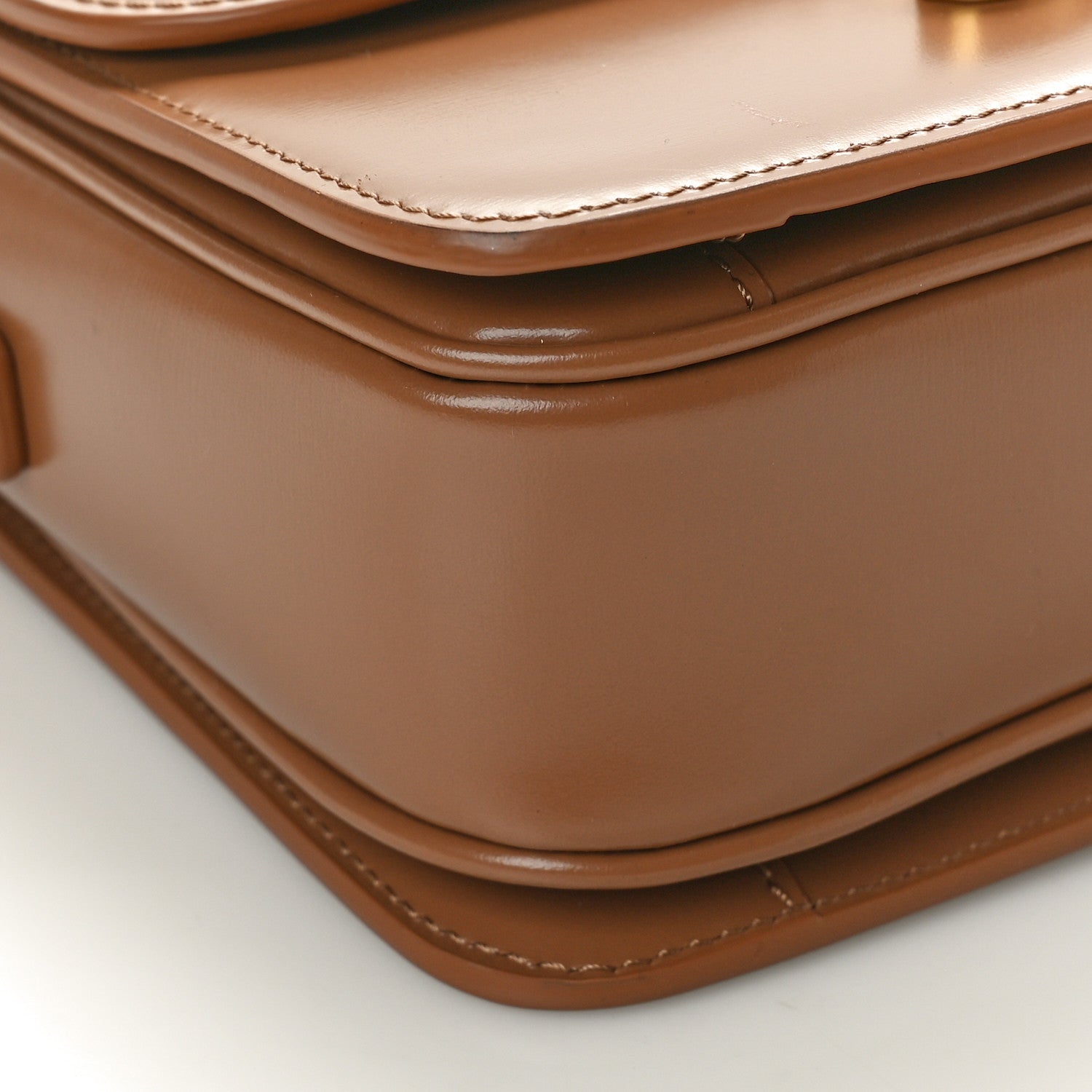 Celine Shiny Calfskin Teen Triomphe Bronze 8 of 9