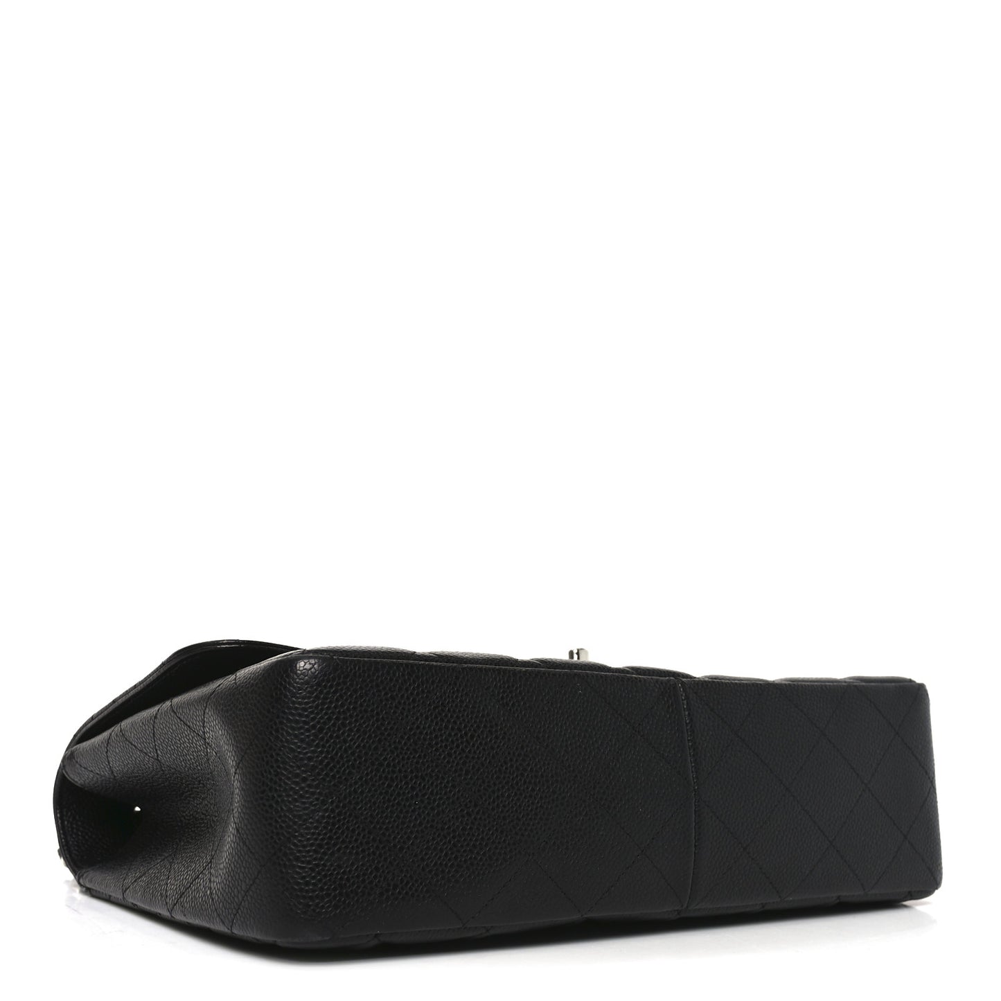 Caviar Quilted Jumbo Single Flap Black