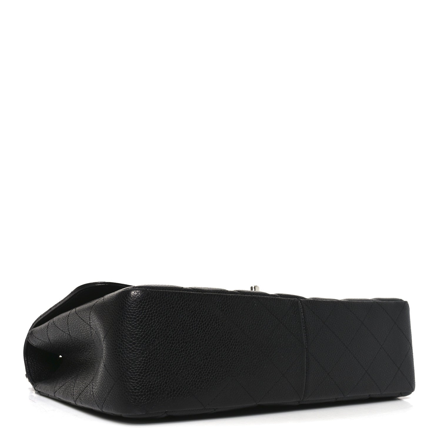 Chanel Caviar Quilted Jumbo Single Flap Black 4 of 11