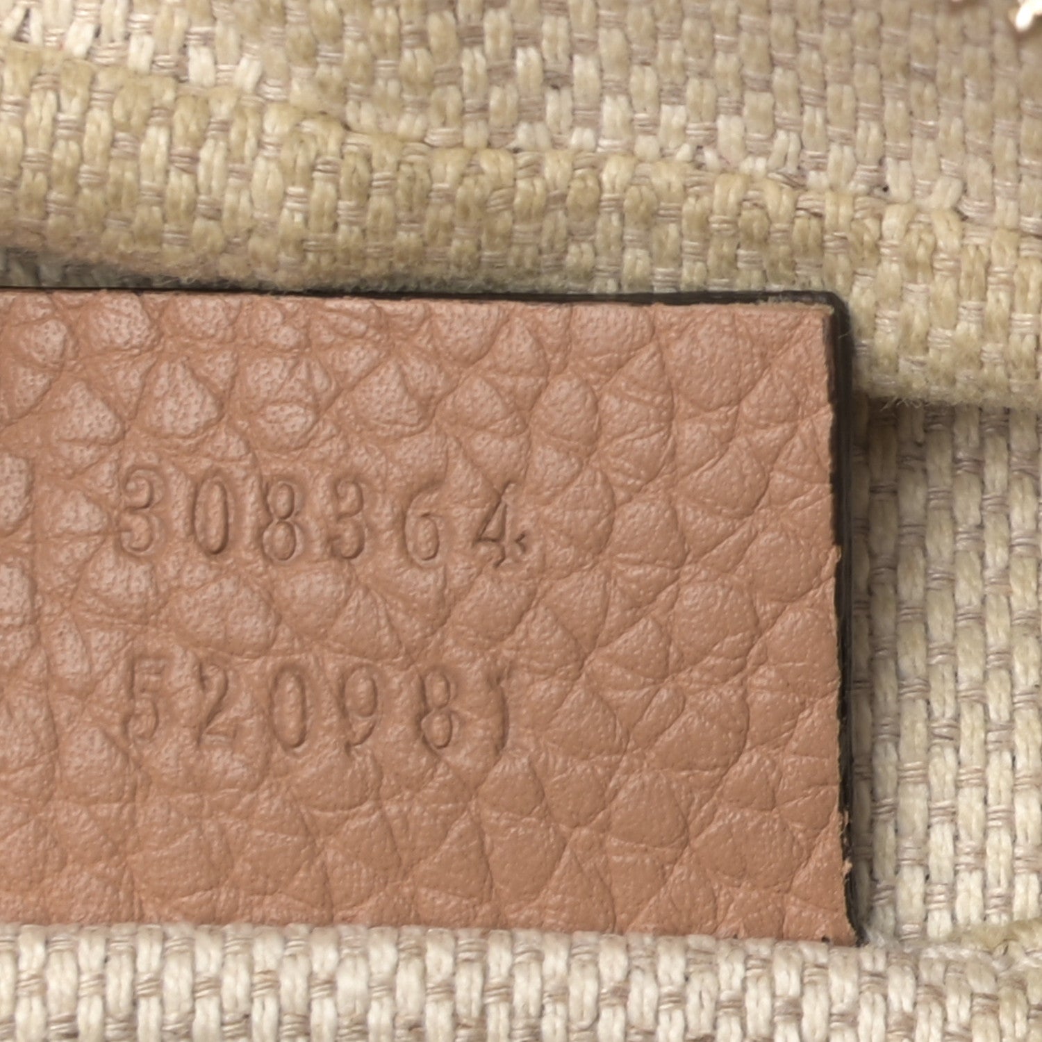 Gucci Pebbled Calfskin Small Soho Disco Bag Camelia 7 of 11