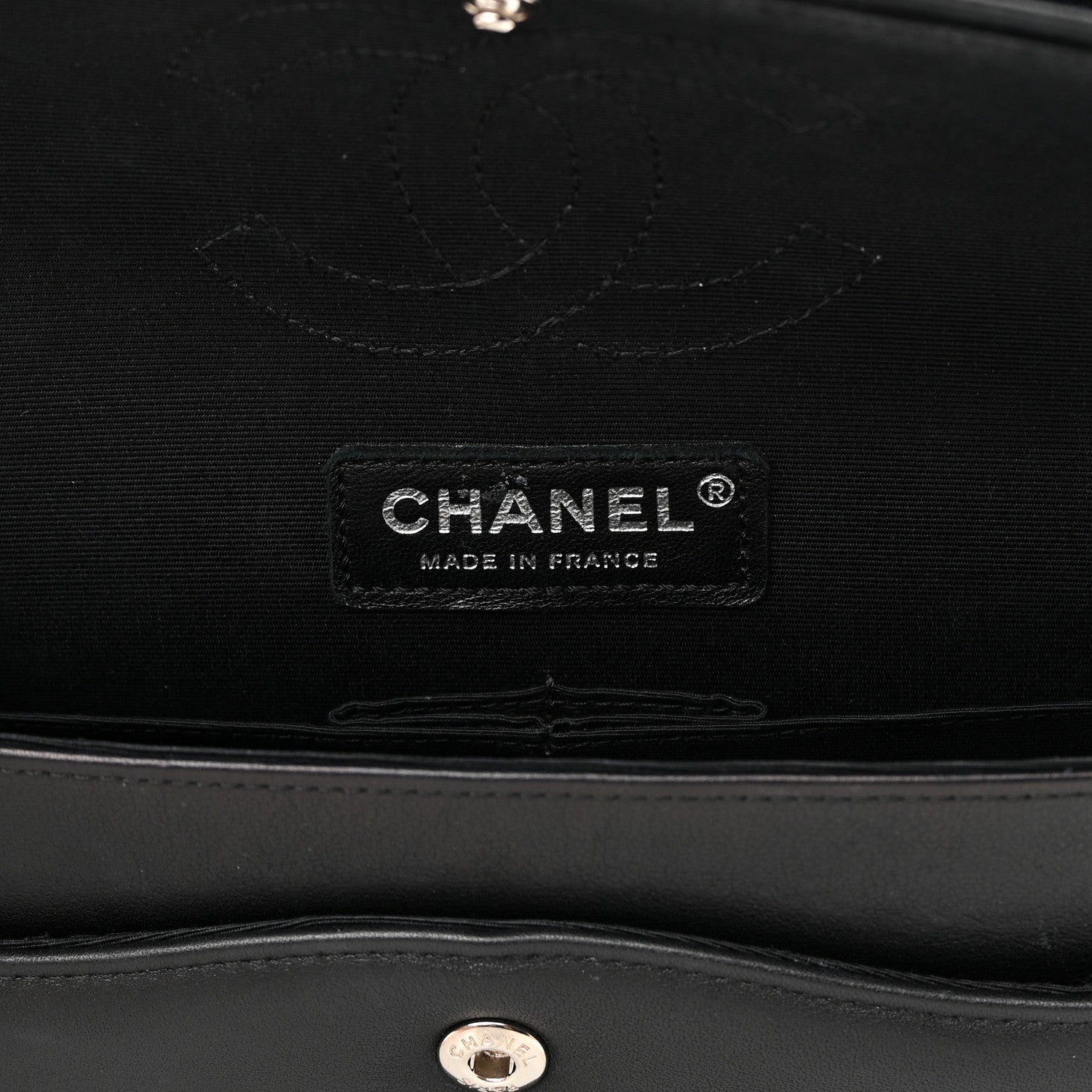 Chanel Calfskin Medium Classic Pure Double Flap Black 5 of 16
