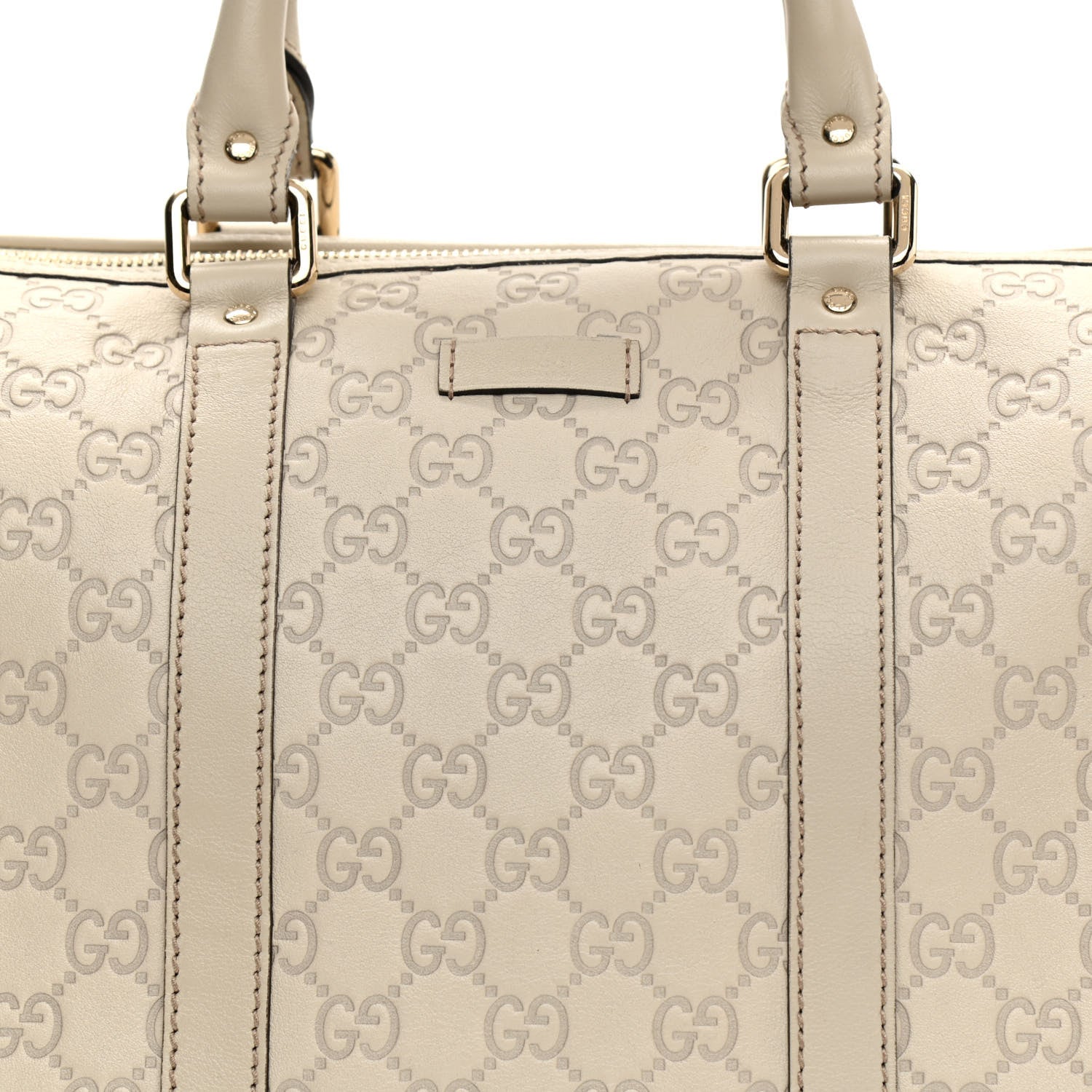 Gucci Guccissima Medium Joy Boston Off White 7 of 8
