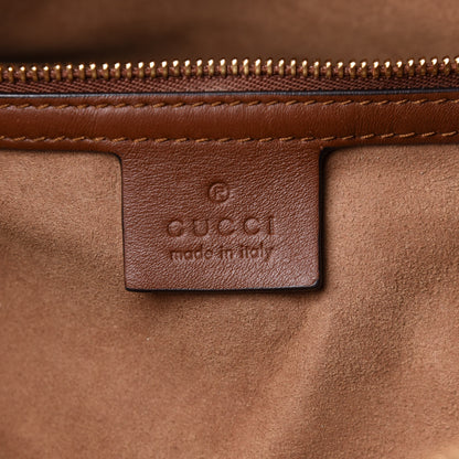 Gucci GG Supreme Monogram Large Linea A Hobo Light Brown 8 of 12