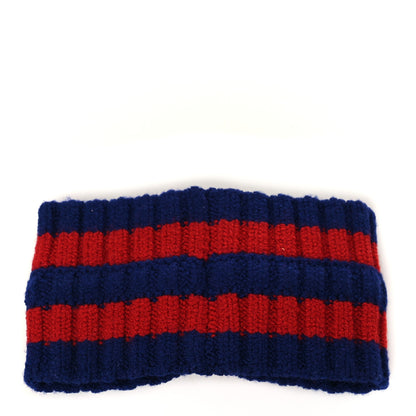 Gucci Wool Web Headband M Blue Red 2 of 4