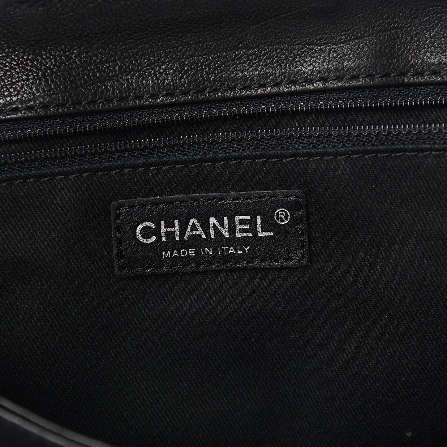 Calfskin Diamond Stitch Small Flap Black