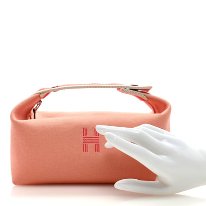 Hermes Canvas Small Bride-A-Brac Pouch Goyave 2 of 7