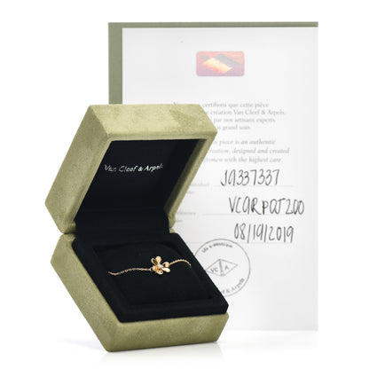 Van Cleef & Arpels 18K Yellow Gold Diamond Mini Frivole Bracelet 5 of 5