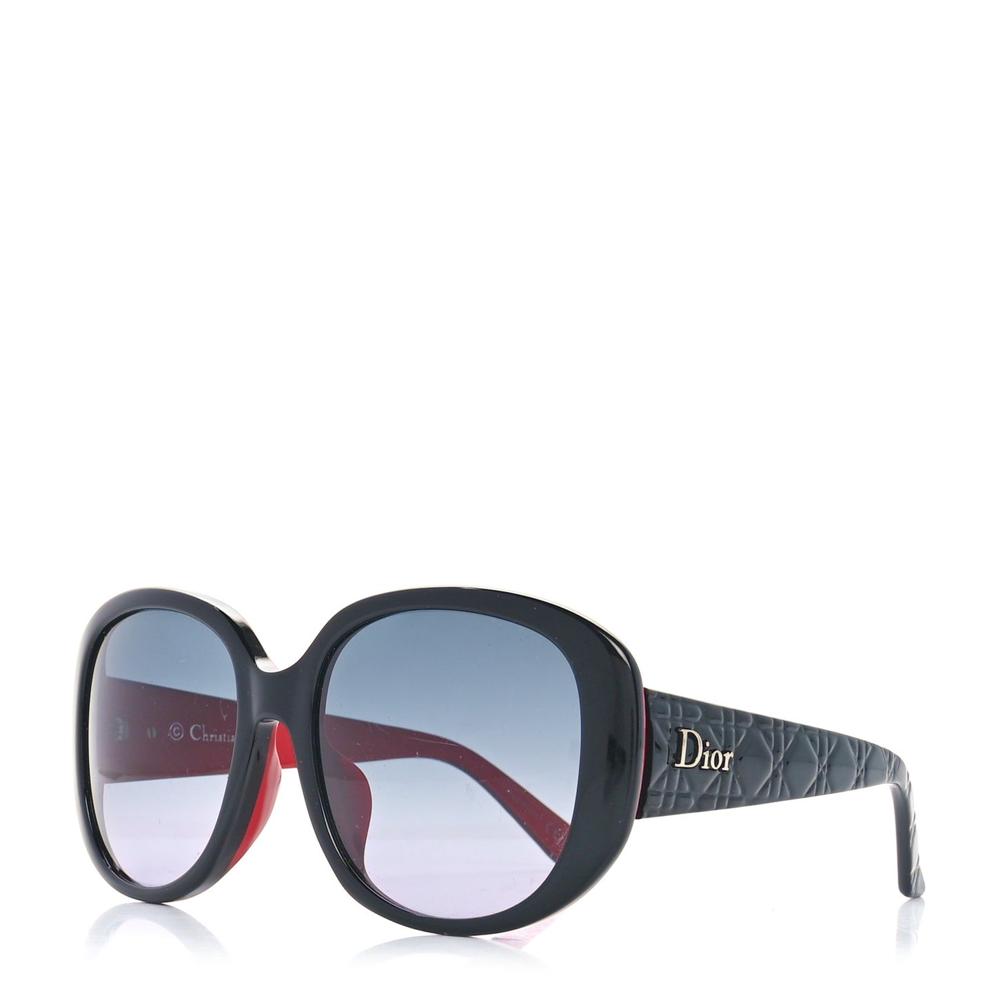 Resin Cannage Lady In Dior 1 F Sunglasses Black Red