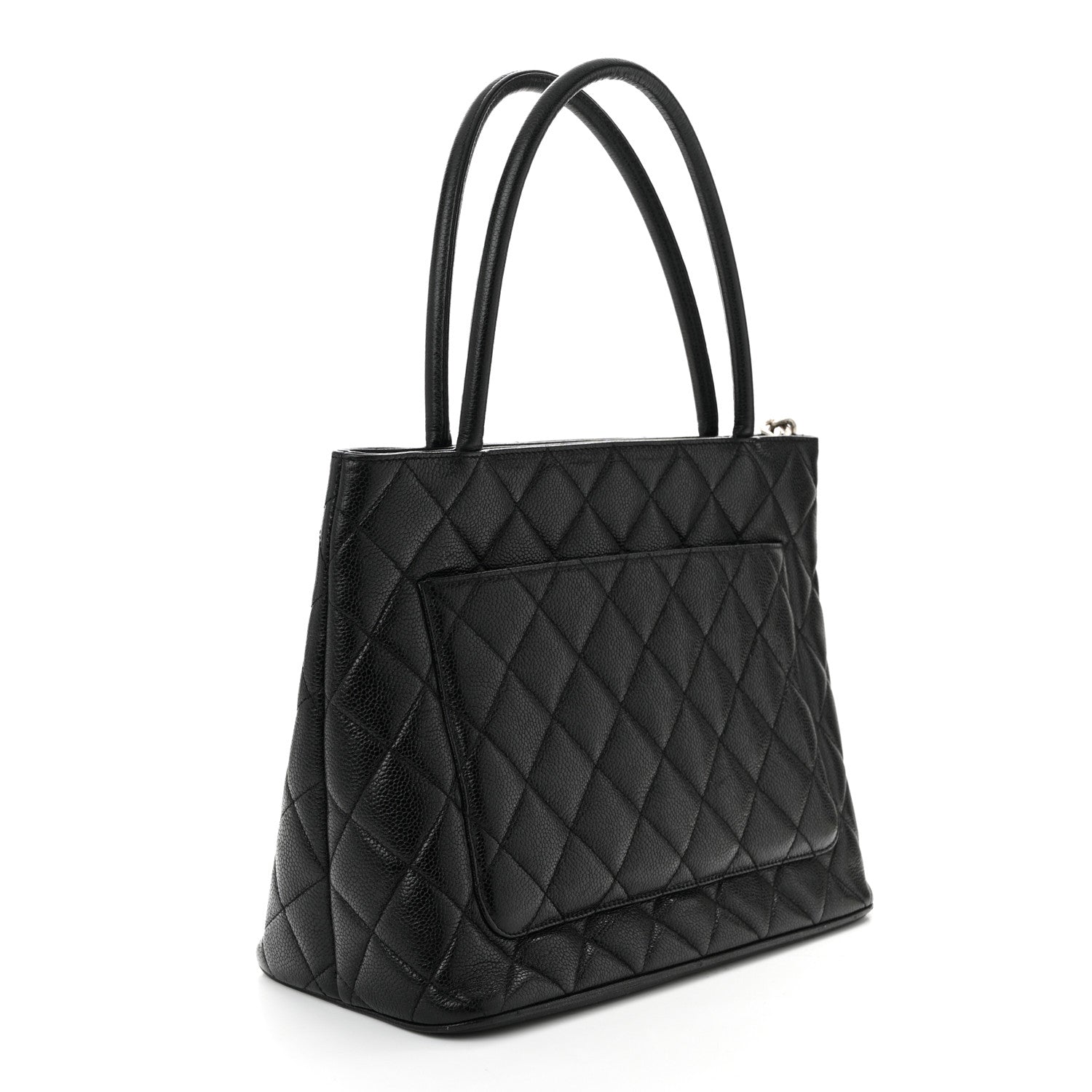 Chanel Caviar Quilted Medallion Tote Black 3 of 10