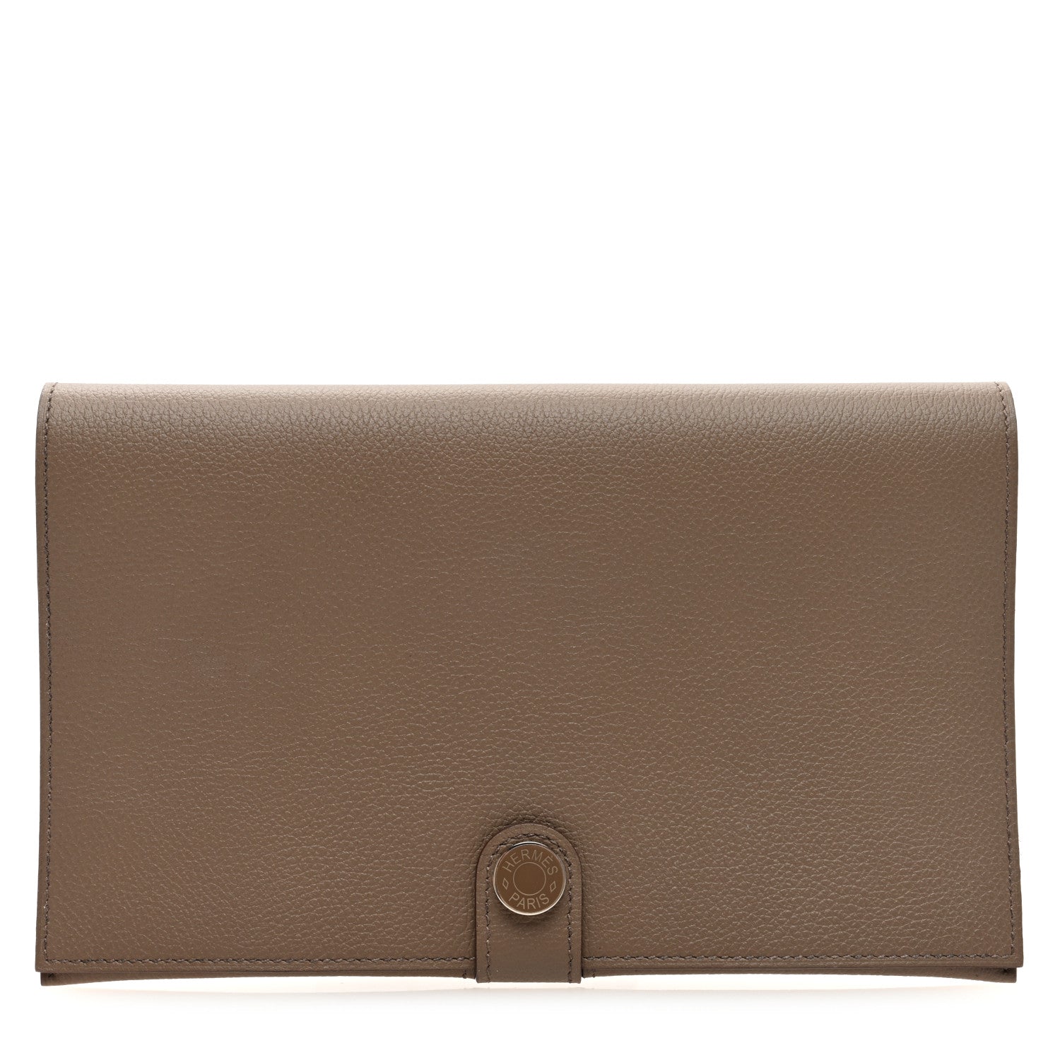 Hermes Evercolor RMS Toutenmain Wallet Etoupe 1 of 8