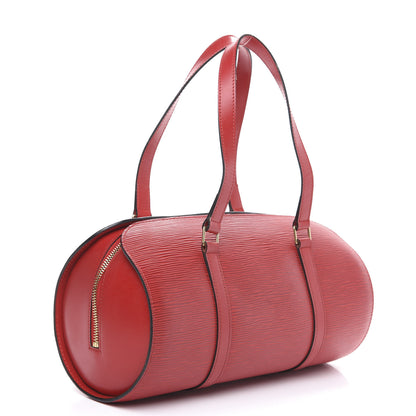 Louis Vuitton Epi Soufflot Castillan Red 2 of 10