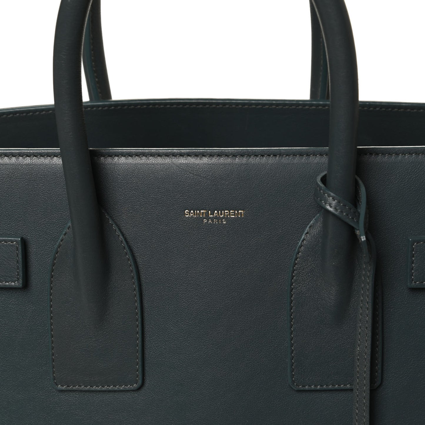 Calfskin Small Sac De Jour Dark Green