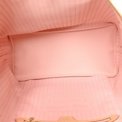 Louis Vuitton Damier Azur Neo Neverfull GM Rose Ballerine 6 of 11
