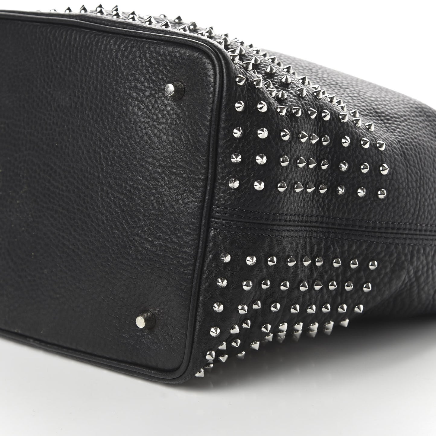 Calfskin Studded Medium Susanna Hobo Black