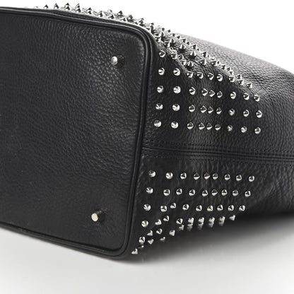 Burberry Calfskin Studded Medium Susanna Hobo Black 7 of 9