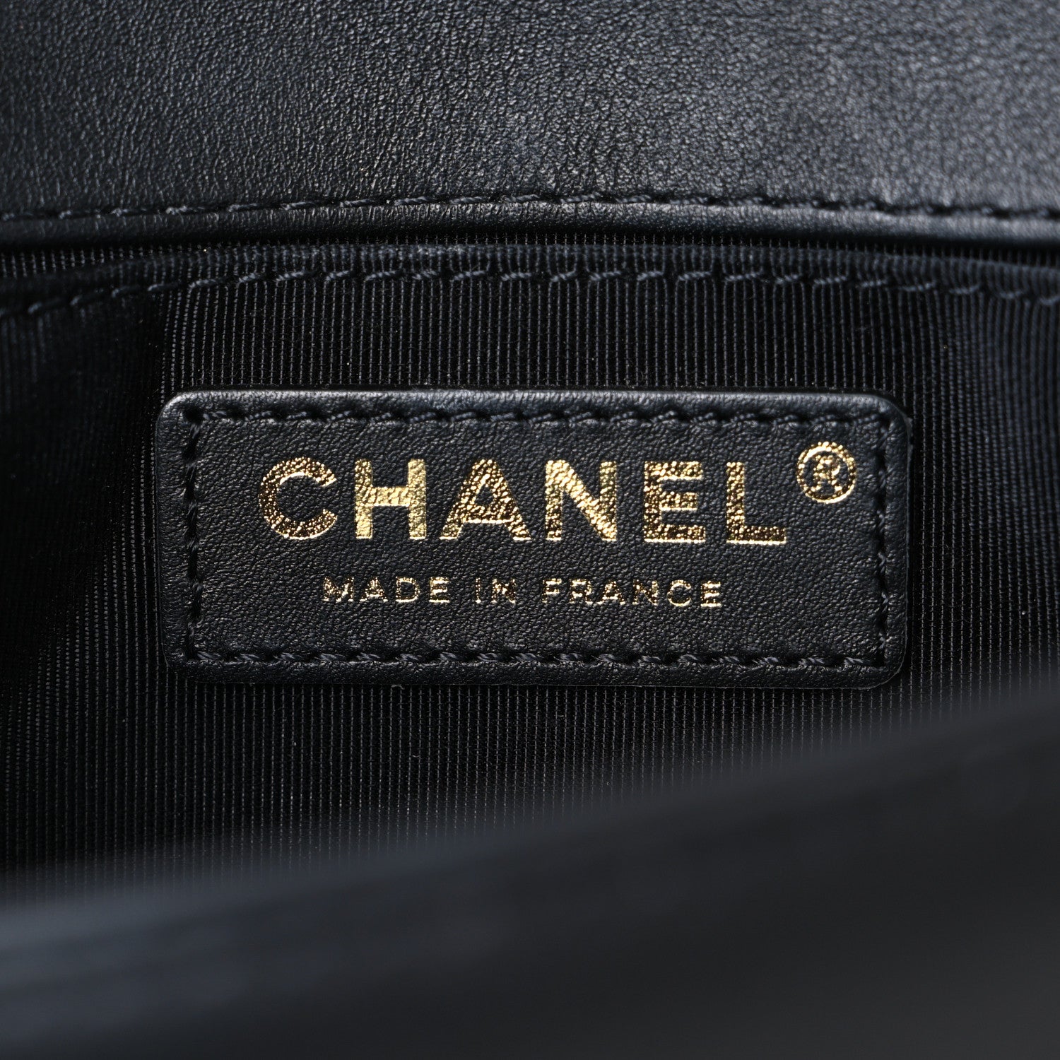 Chanel Lambskin Quilted Small Chain Around Boy Flap Black 6 of 15