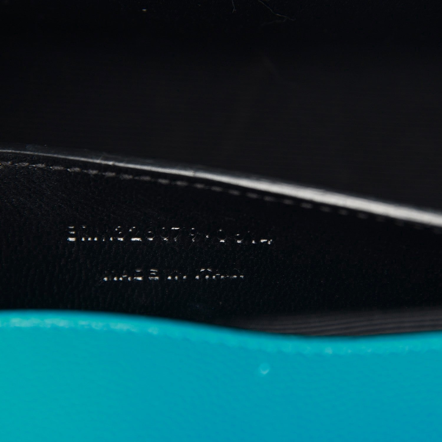 Saint Laurent Grain De Poudre Classic Monogram Clutch Turquoise 6 of 9