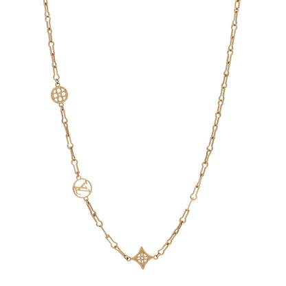 Louis Vuitton Metal Forever Young Short Necklace Gold 1 of 4