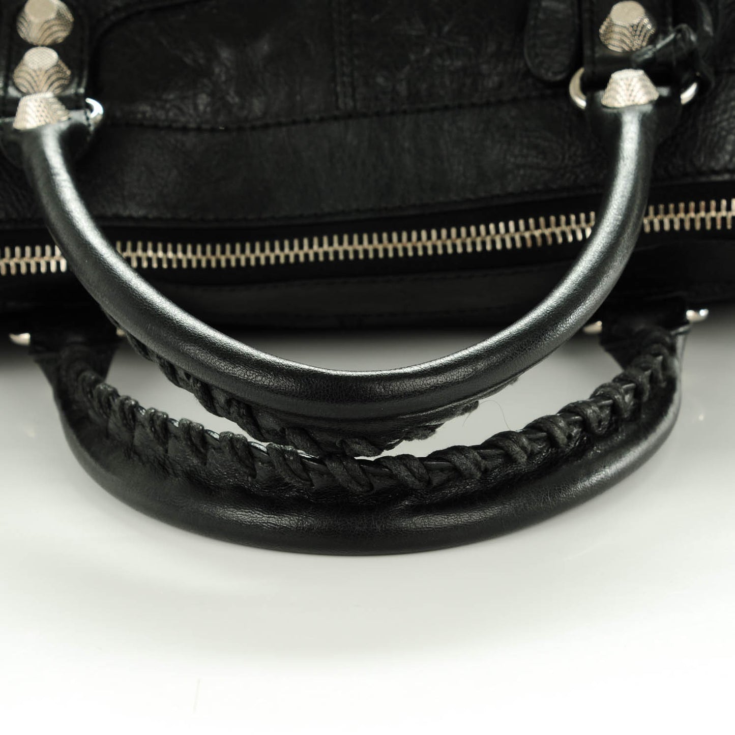 Agneau Giant 21 Silver Hardware Work Black