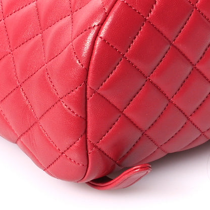 Chanel Lambskin Quilted Small Urban Spirit Backpack Red 9 of 11