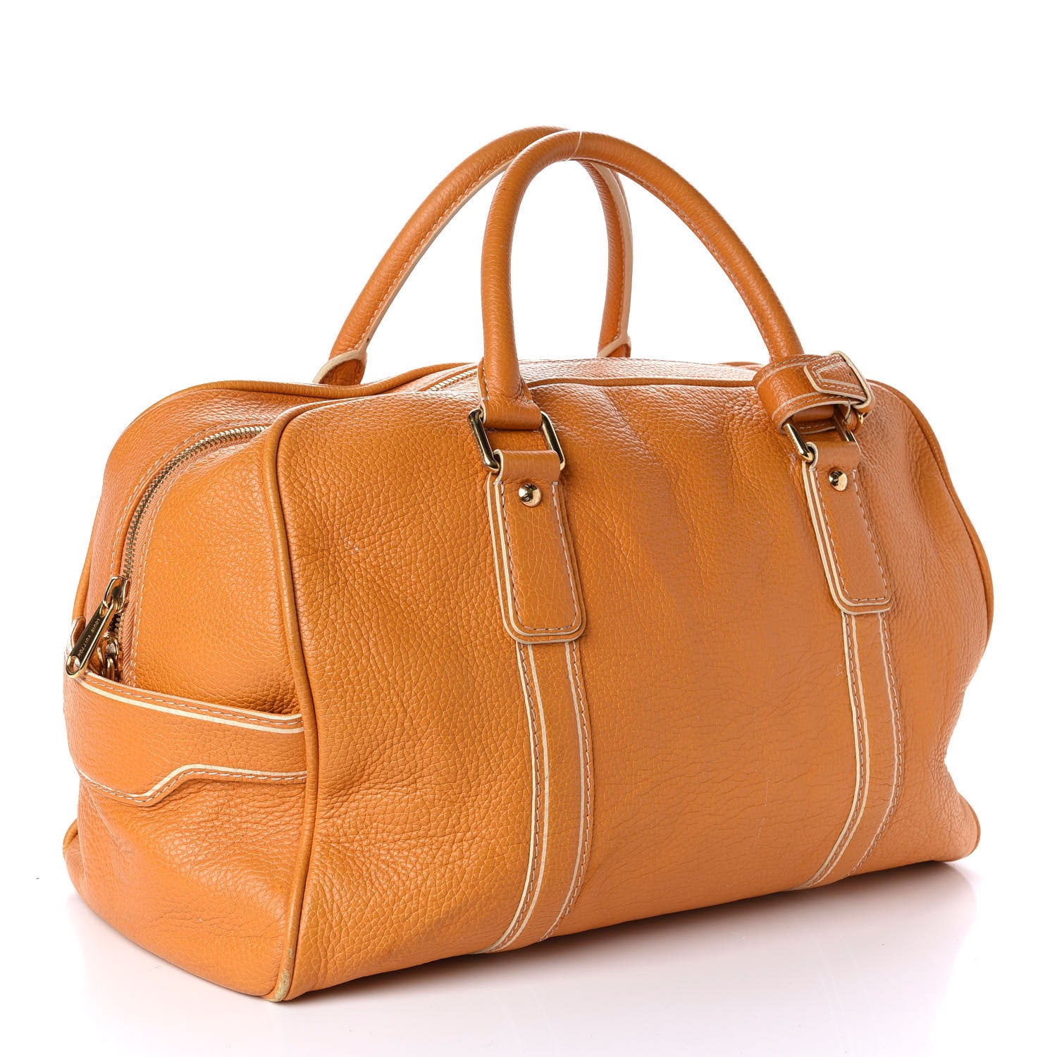 Louis Vuitton Tobago Calfskin Carryall Yellow 3 of 20