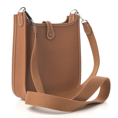 Hermes Taurillon Clemence Evelyne TPM Gold 2 of 10