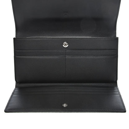 MCM Visetos Continental Flap Wallet Black 4 of 6