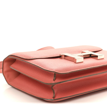 Hermes Epsom Constance 24 Rose Thé 9 of 12