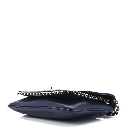 Chanel Lambskin Quilted Large CC Unchained Crossbody Navy 9 of 11
