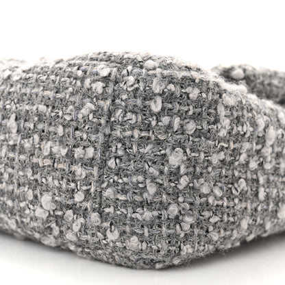 Chanel Tweed Quilted Medium Chanel 19 Flap Grey 10 of 11
