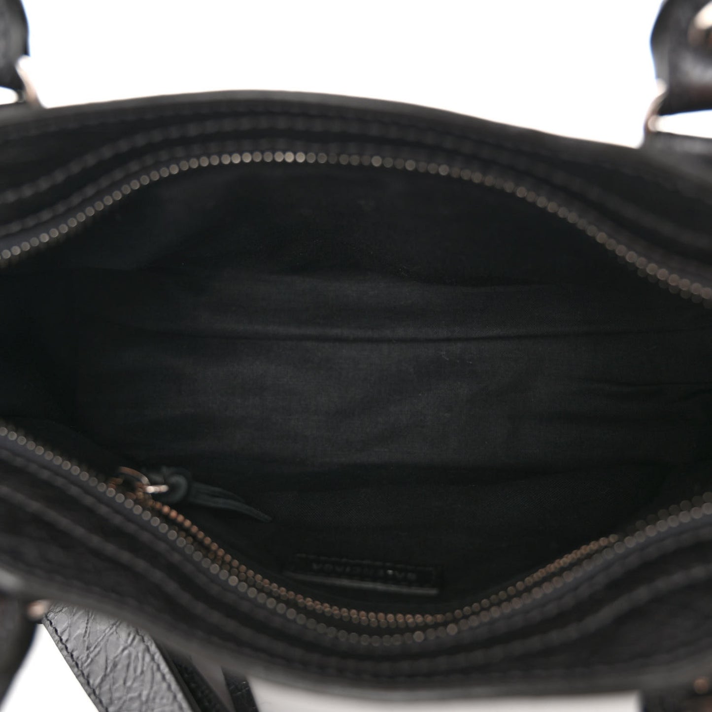 Agneau Classic Silver Hardware Mini City Anthracite