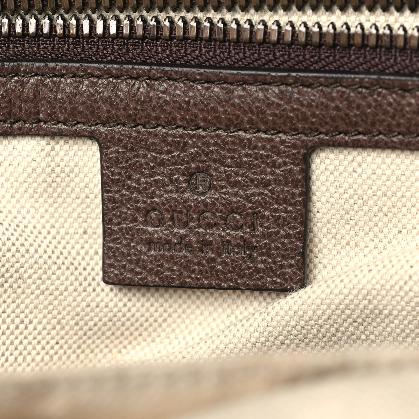 GG Supreme Monogram Calfskin Web Small Ophidia Day Backpack Beige Ebony New Acero