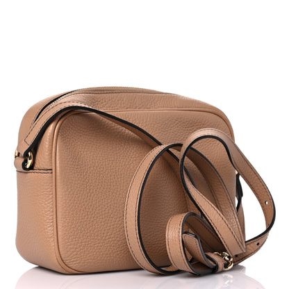 Gucci Pebbled Calfskin Small Soho Disco Bag Rose Beige 3 of 12