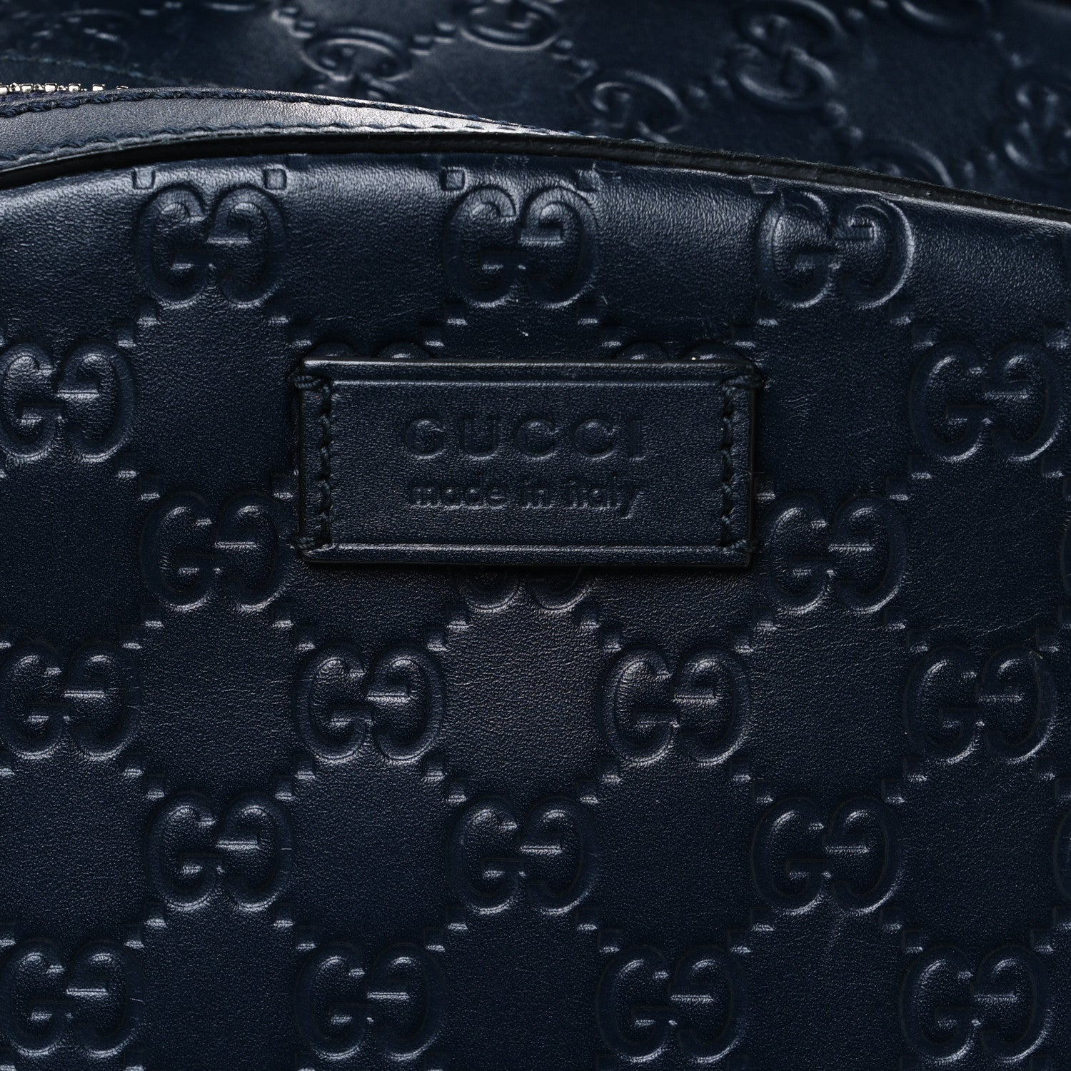 Gucci Guccissima Signature Day Backpack Blue 8 of 10