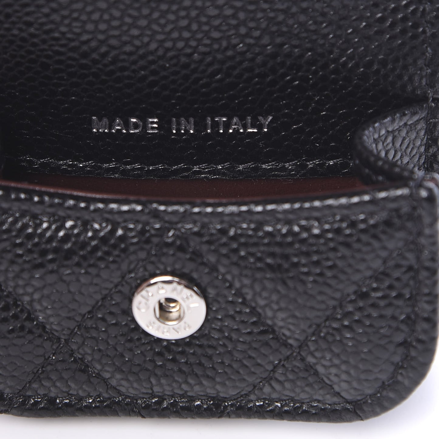Caviar Quilted Airpods Pro Case Black
