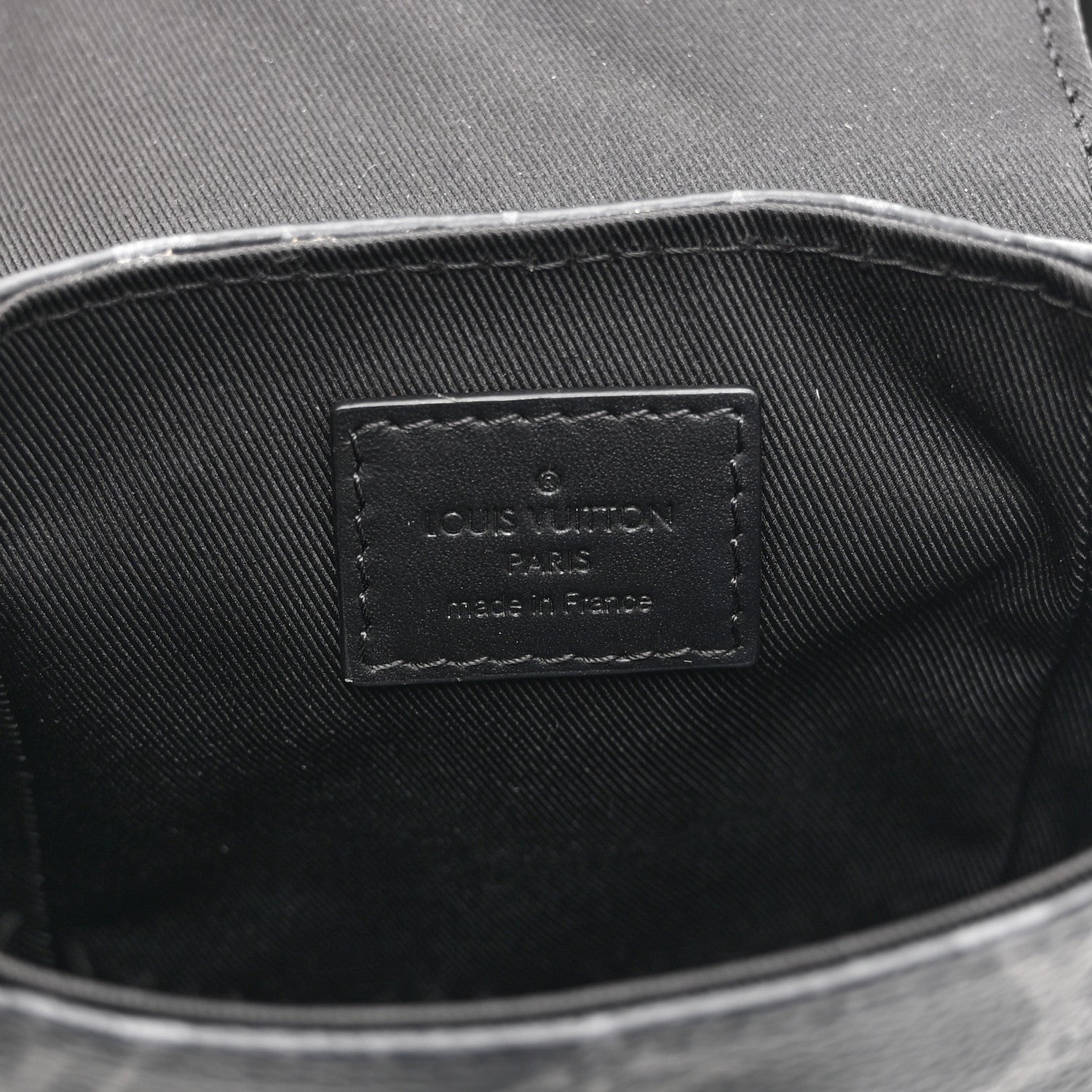 Louis Vuitton Monogram Eclipse Nano Christopher Backpack Black 6 of 9
