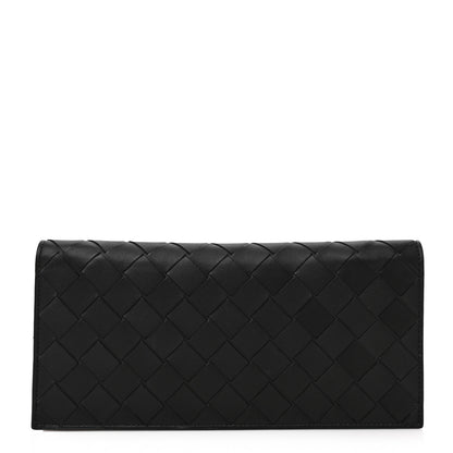 Bottega Veneta Nappa Intrecciato Zip Wallet Black 1 of 6